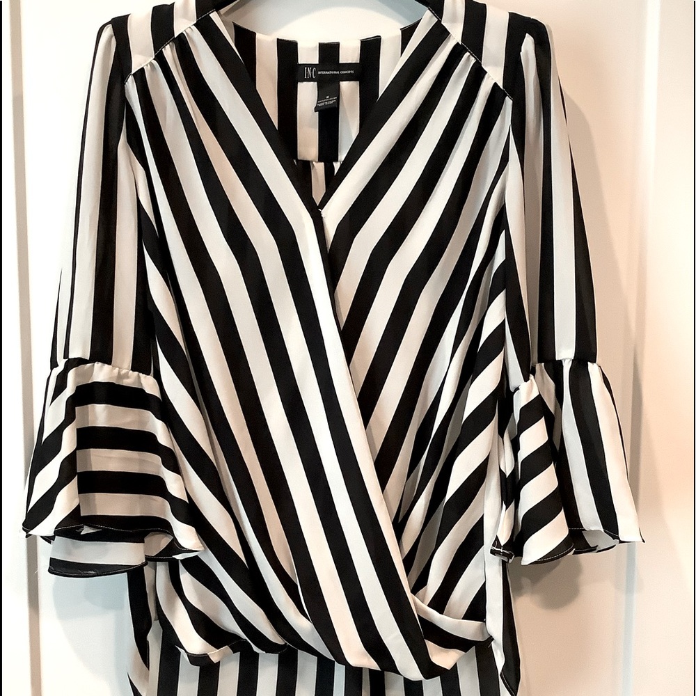 INC high low blouse